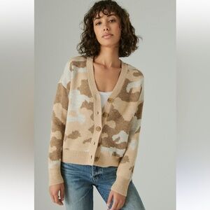 Lucky Brand Cardigan Sweater- Large